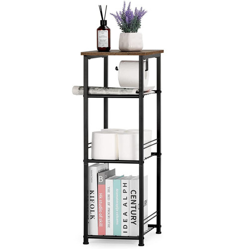 17 Stories Metal Freestanding Bathroom Shelves Wayfair